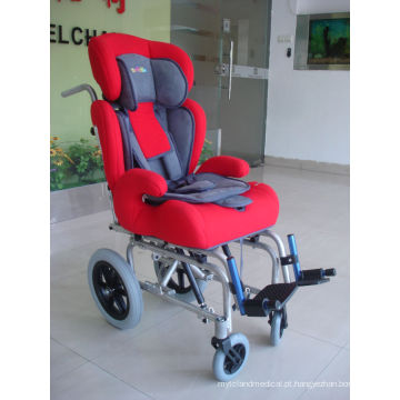 Cadeira de rodas manual confortável para crianças com paralisia cerebral (THR-CW258L)